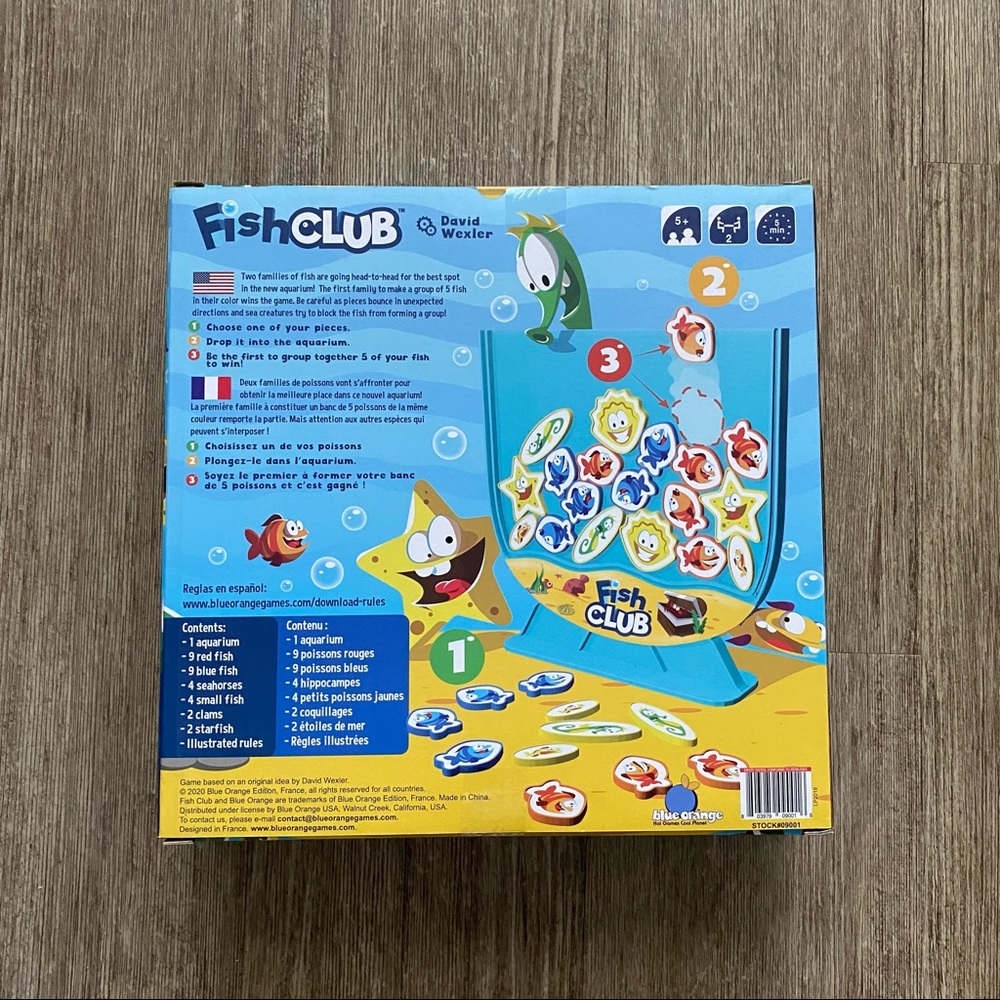 Blue Orange Fish Club Game - Picture 2 of 3